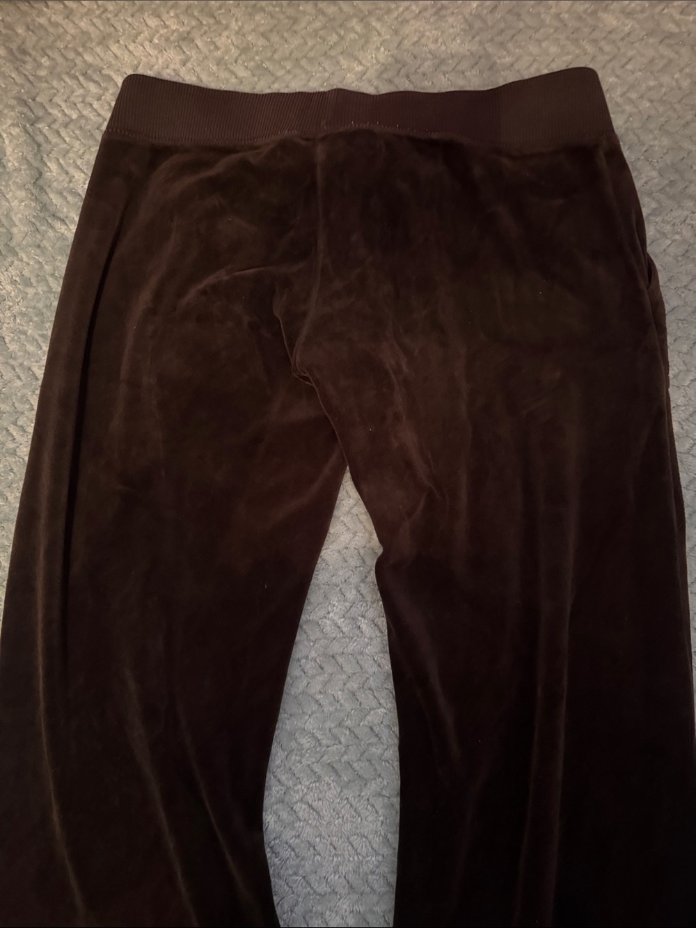 Juicy Couture Brown Velour Jacket with Logo Patch - Picture 6 of 7